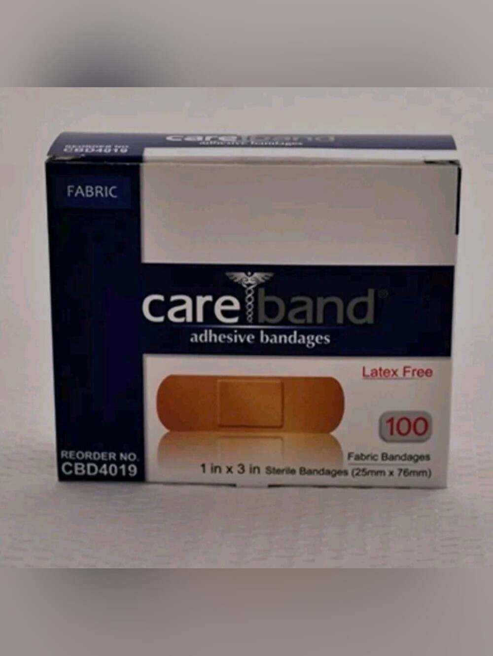 Band-Aid Fabric 1" x 3" Care-Band Adhesive Bandages, (Pack of 2) 200 Count Total